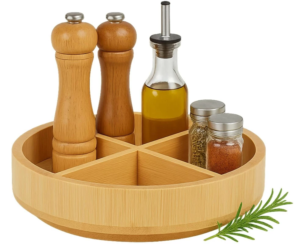 relaxdays Drehteller Braun