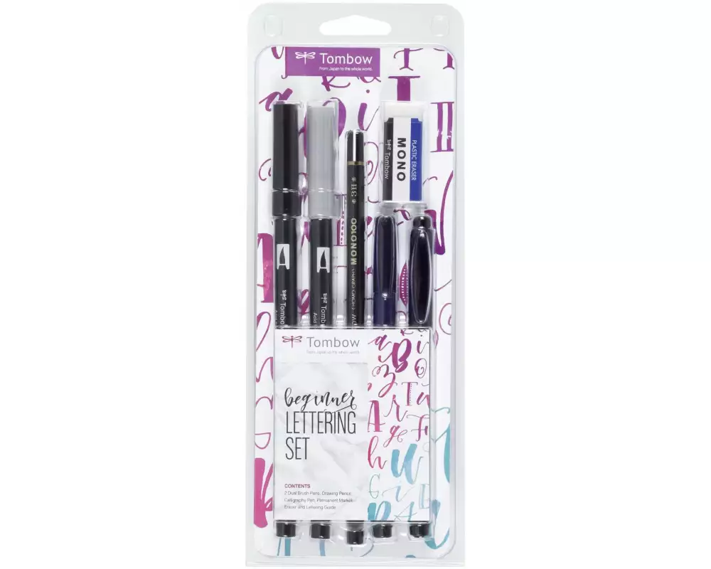 Tombow Fasermaler Lettering Beginner Schwarz