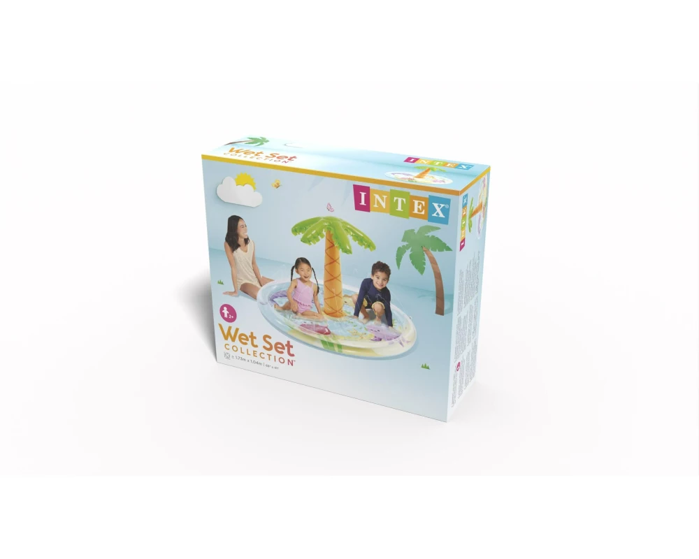 Intex PALM TREE SPRAY POOL 56433NP