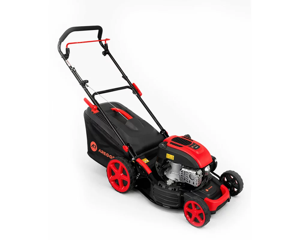 AREGGER Benzin Rasenmäher 46cm / 2.8kW ohne Radanrieb