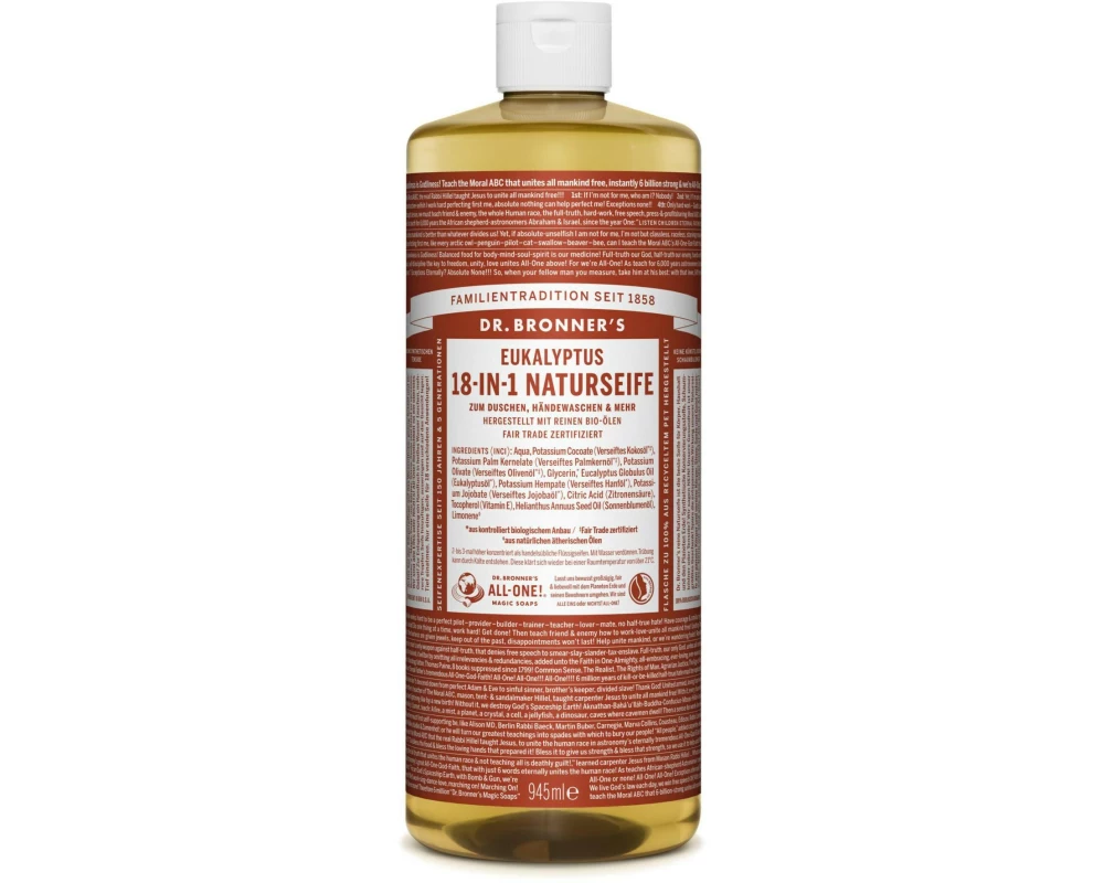 Dr.Bronner's Eukalyptus 18-In-1 Nachfüllpack 945 ml