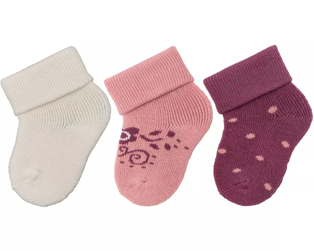 Sterntaler Socken 3er Set Blume Ecru One Size