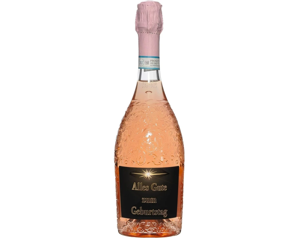 Dreams and Fantasy Geschenkidee Prosecco rosé Alles Gute zum Geburtstag 750 ml