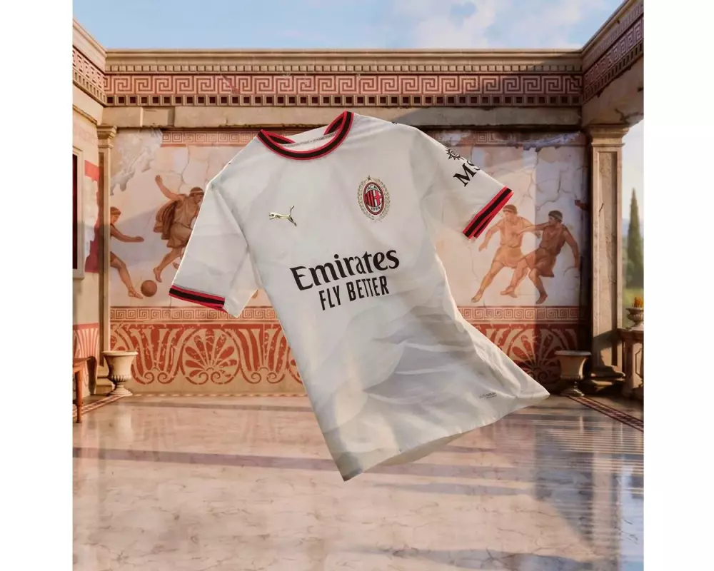 PUMA ACM Heimtrikot Replik LS Weiss, XXL