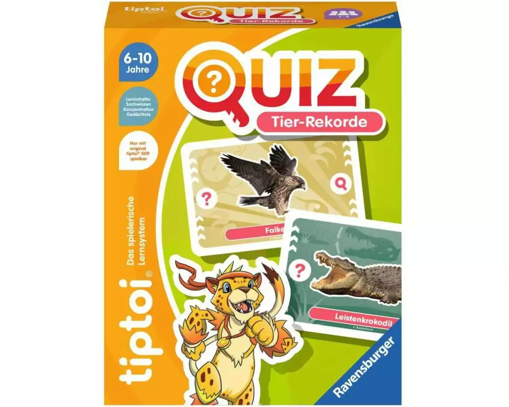 tiptoi Spiel Quiz Tier-Rekorde
