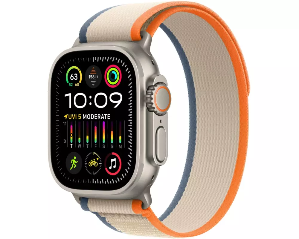 Apple Watch Ultra 2 Trail Loop Orange/Beige S/M