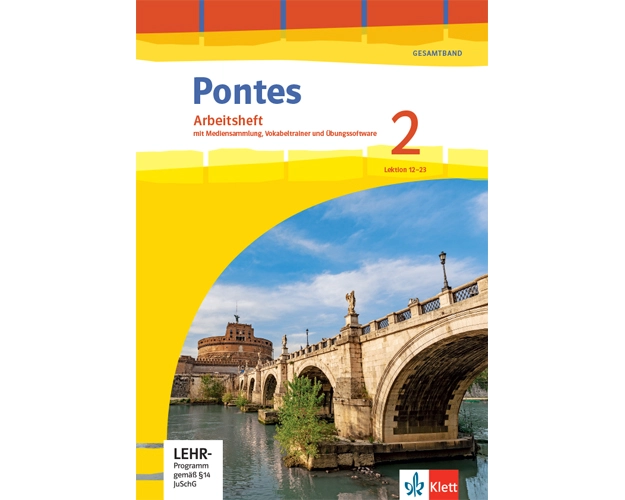 Pontes Gesamtband 2. Arbeitsheft mit Mediensammlung und Vokabeltrainer 2. Lernjahr