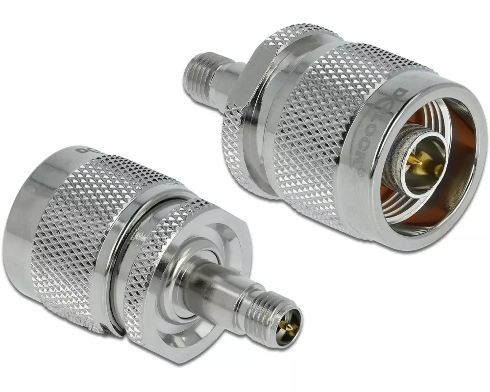 Delock Antennenadapter N-Type Stecker (m) - RP-SMA Buchse (f)