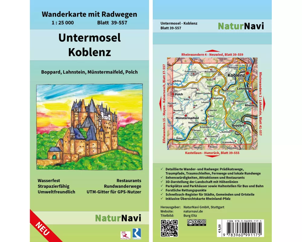 Untermosel - Koblenz 1: 25 000