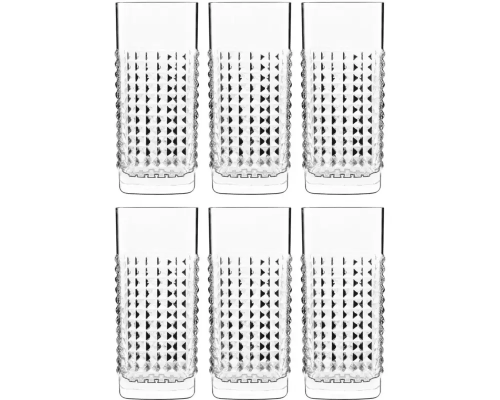Luigi Bormioli Longdrinkglas Mixology Elixir 48 cl, 6 Stück. Transparent