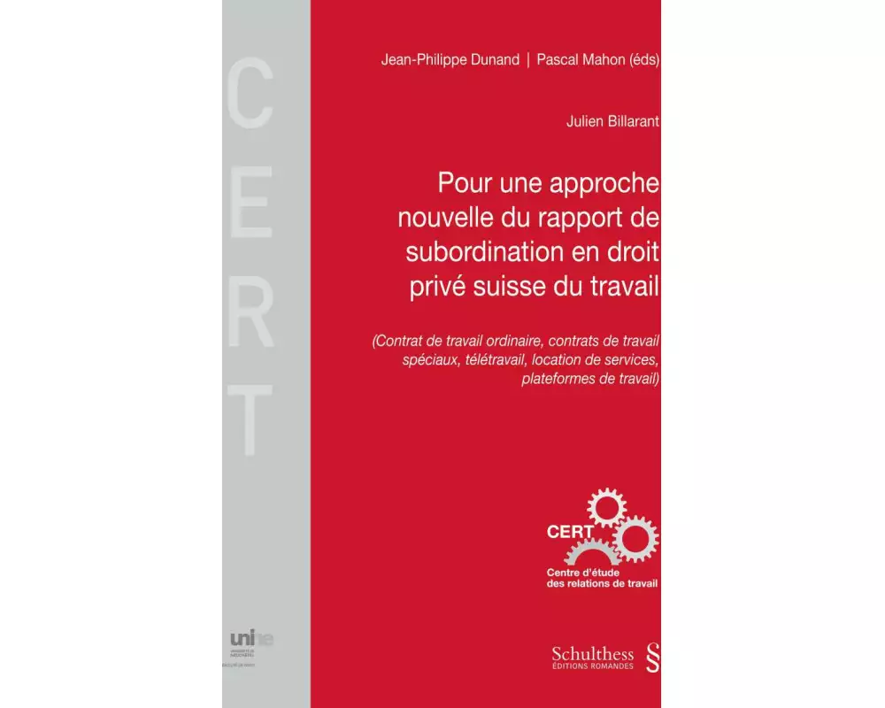 Le rapport de subordination dans les relations de travail spéciales