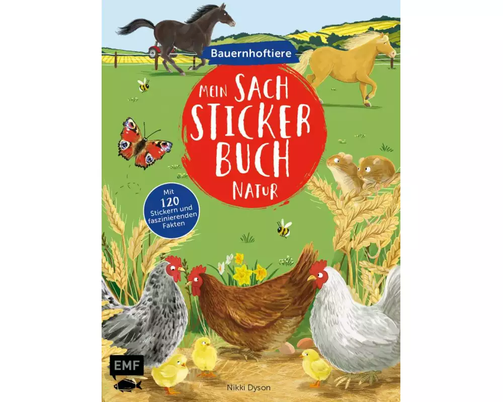 Mein Sach-Stickerbuch Natur – Bauernhoftiere