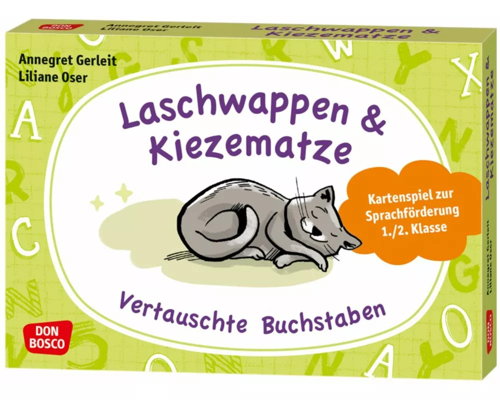 Laschwappen und Kiezematze. Vertauschte Buchstaben