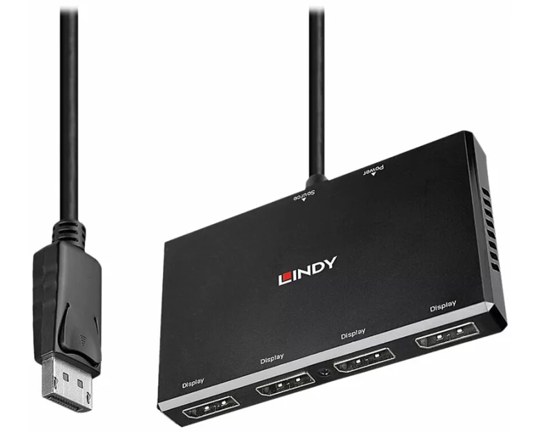 LINDY 4 Port DisplayPort 1.2, MST Hub