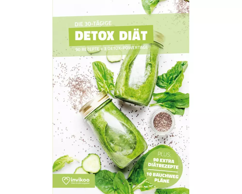 Detox Diätplan - Ernährungsplan zum Abnehmen für 30 Tage