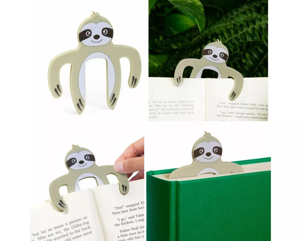 Jungle Bookholder (Faultier) - Bücherhalter - Seitenhalter - Lesehilfe - Deutsche Version