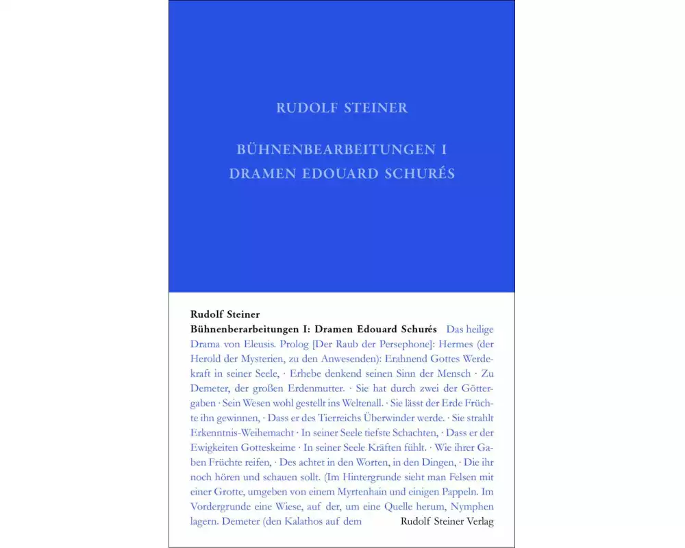 Bühnenbearbeitungen I