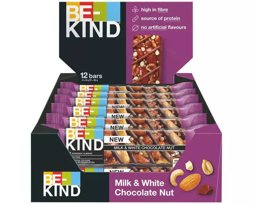 BE-KIND Riegel Milk & White Chocolate Nut 12 x 40 g