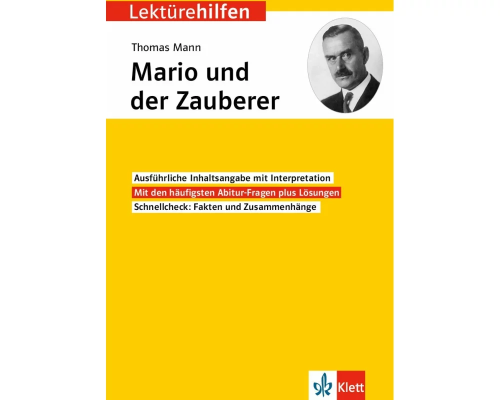 Lektürehilfen Thomas Mann, Mario und der Zauberer