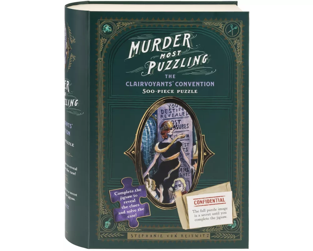 Murder Most Puzzling The Clairvoyants' Convention 500-Piece Puzzle