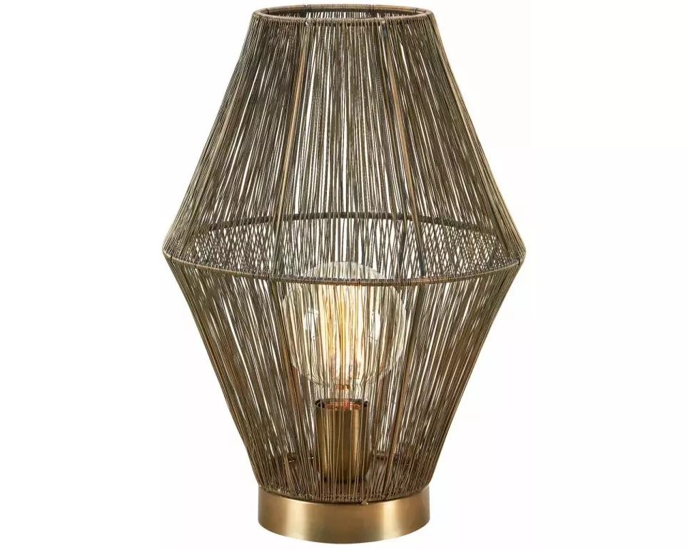 Markslöjd Tischleuchte Casa 1L, E27, Antikmessing