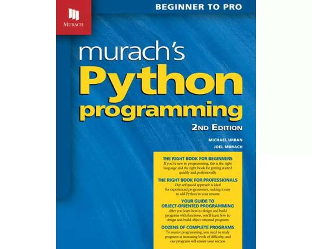 Murach's Python Programming (2nd Edition)