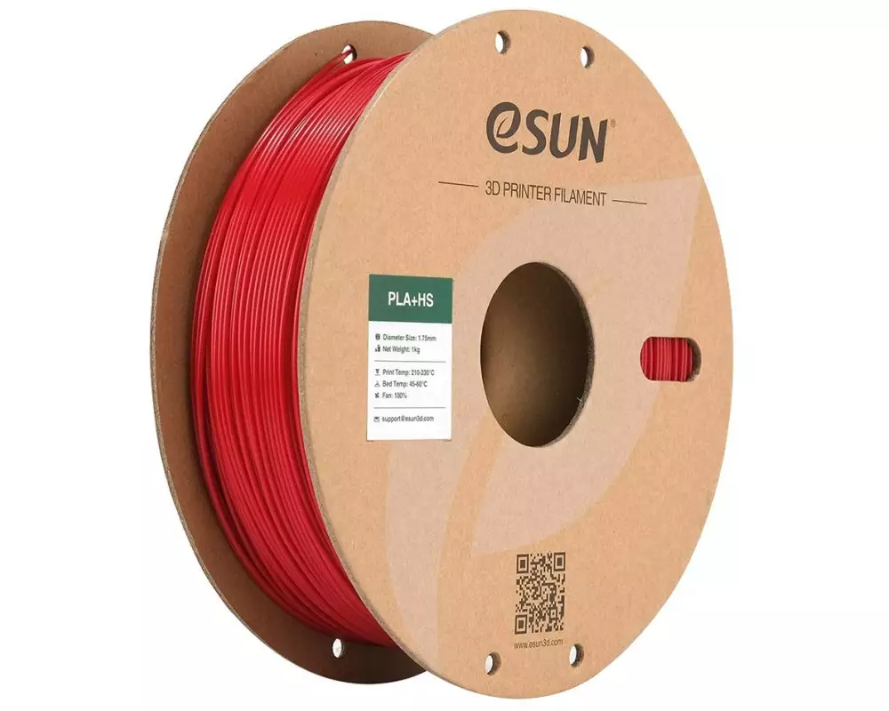 eSun Filament PLA+ HS Feuerrot 1.75 mm 1 kg