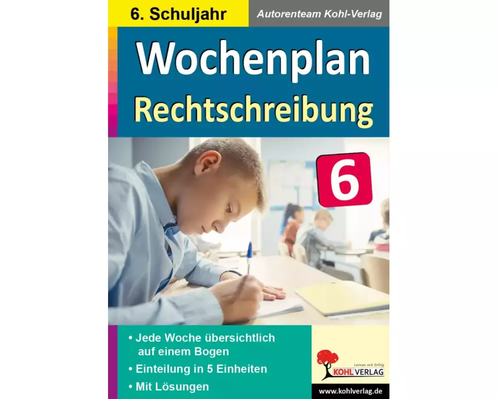 Wochenplan Rechtschreibung / Klasse 6