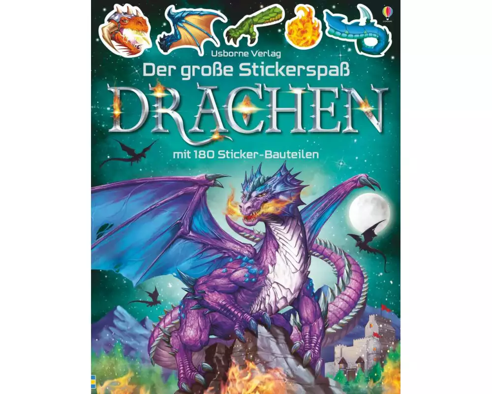 Der große Stickerspaß: Drachen