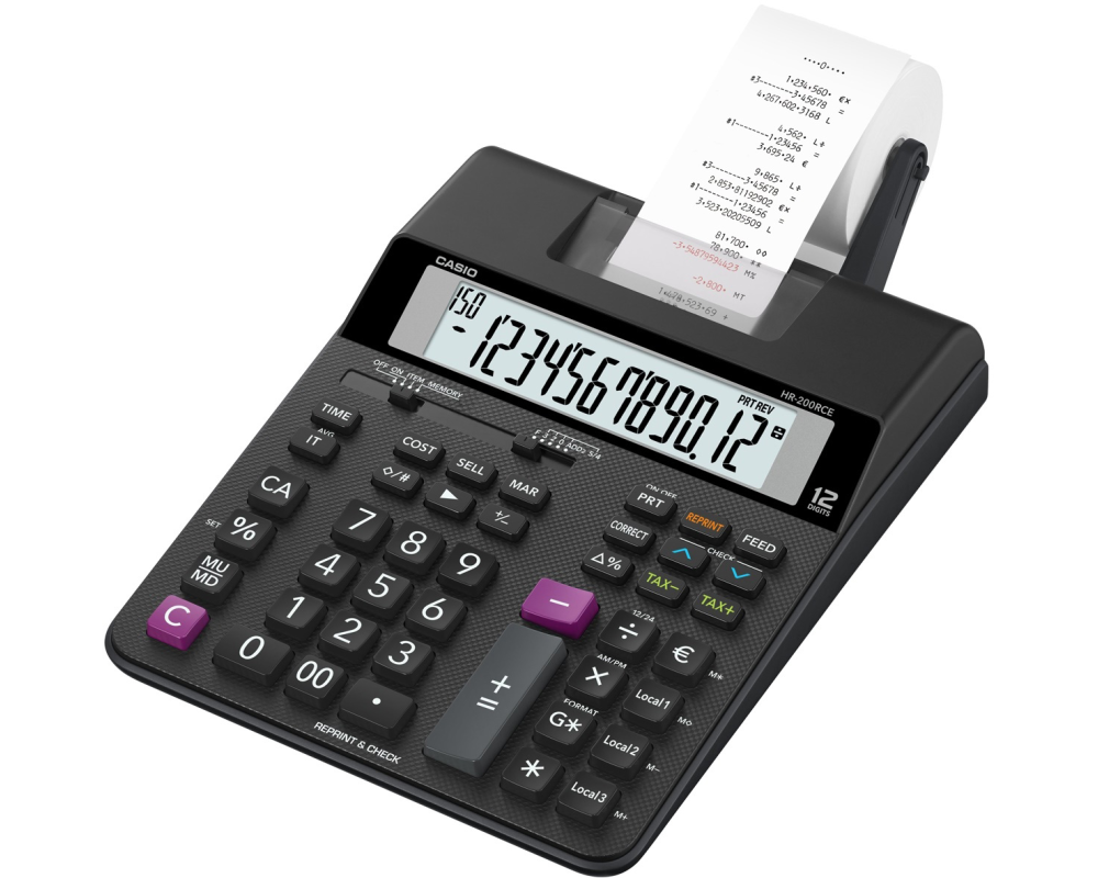 CASIO Bürorechner druckend HR-200RCE