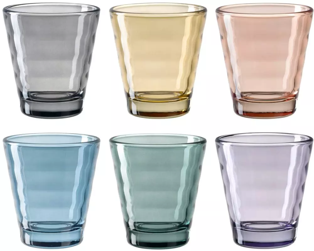 LEONARDO Trinkglas Verso S 140 ml, 6 Stück, Assortiert