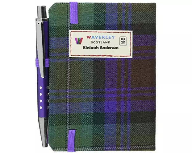 The Skye Boat Song Tartan Notebook (mini with pen)