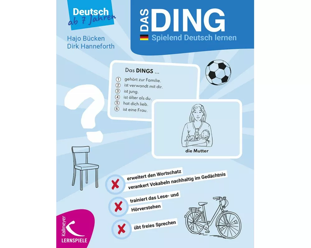 Das Dings: Spielend Deutsch lernen