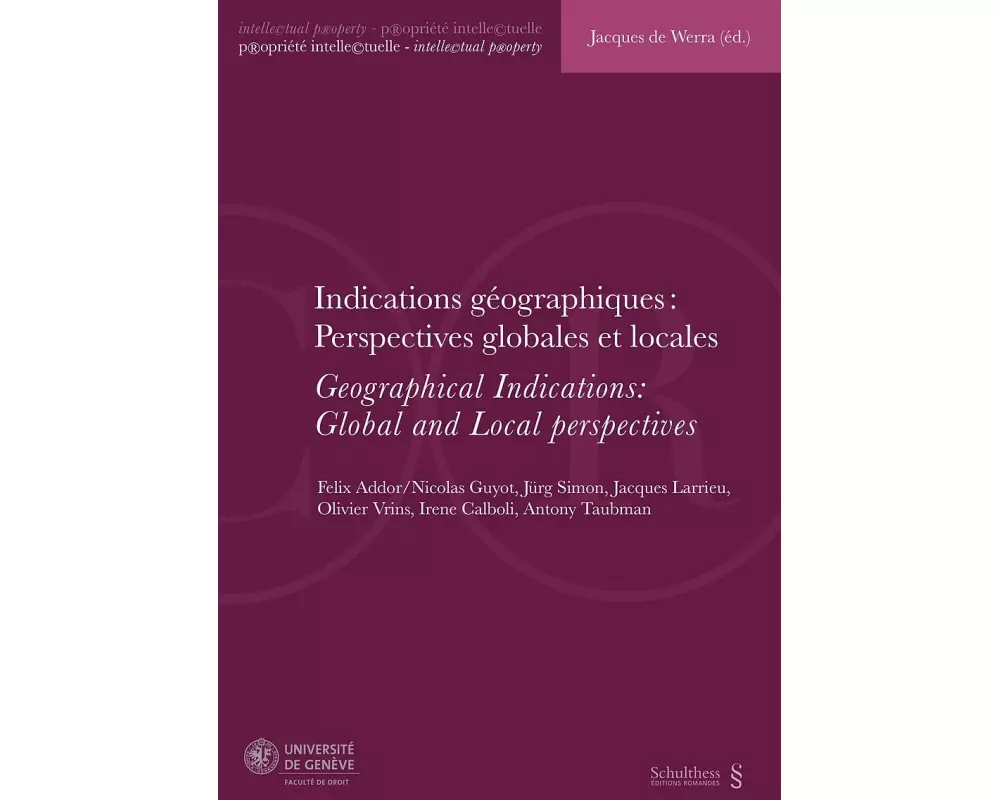 Indications géographiques : Perspectives globales et locales