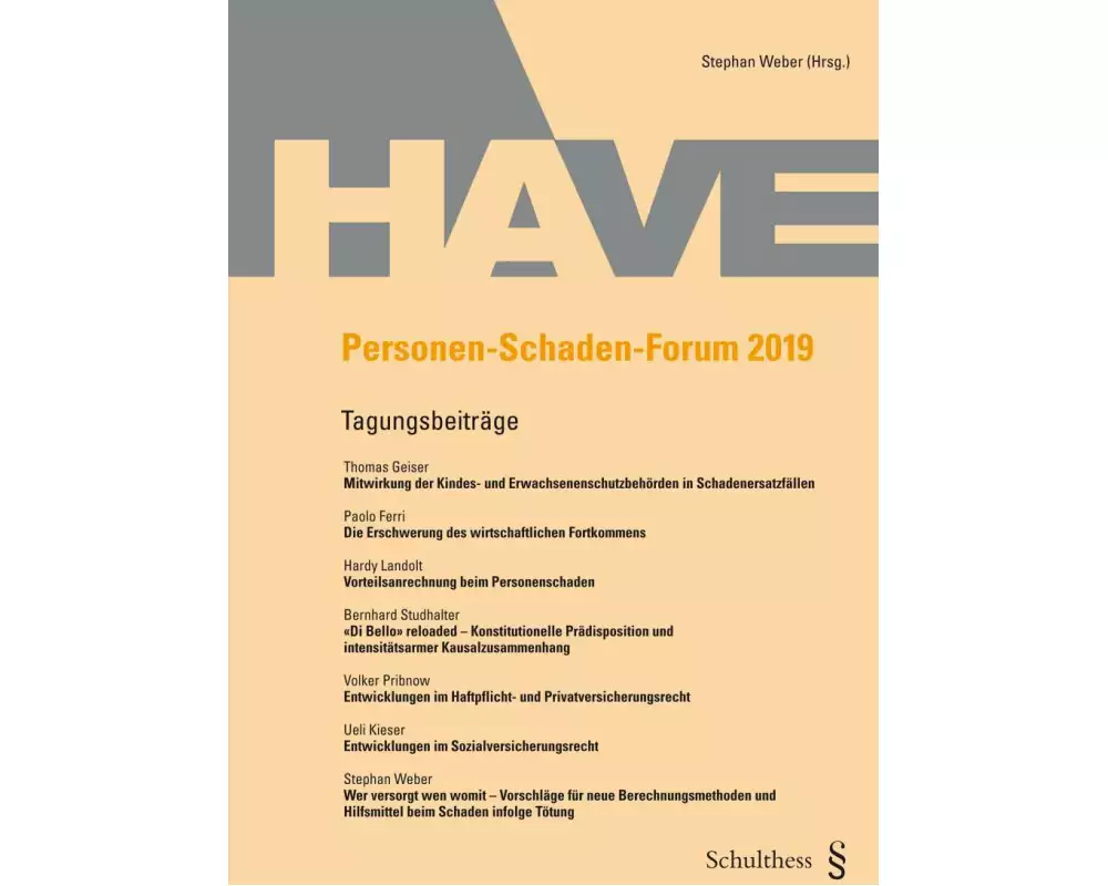 Personen-Schaden-Forum 2019