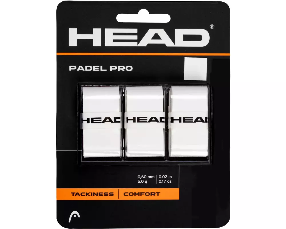 HEAD Padel Grip Padel Pro 3er-Pack, Weiss