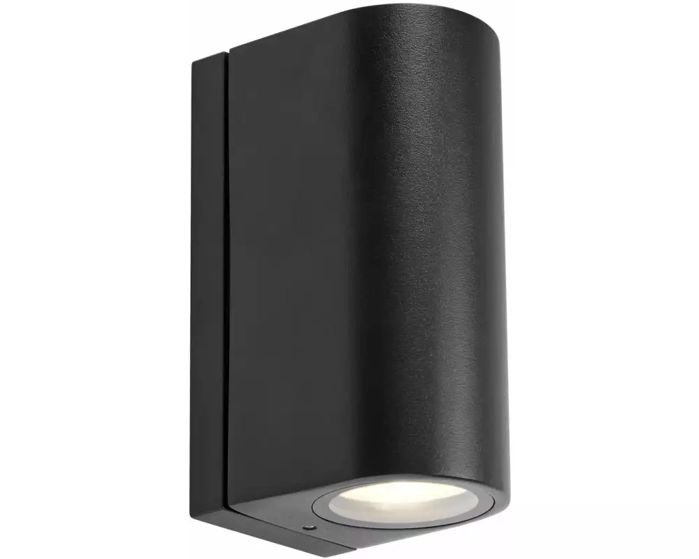 Markslöjd Alor Fassadenleuchte Schwarz 2x Lampe