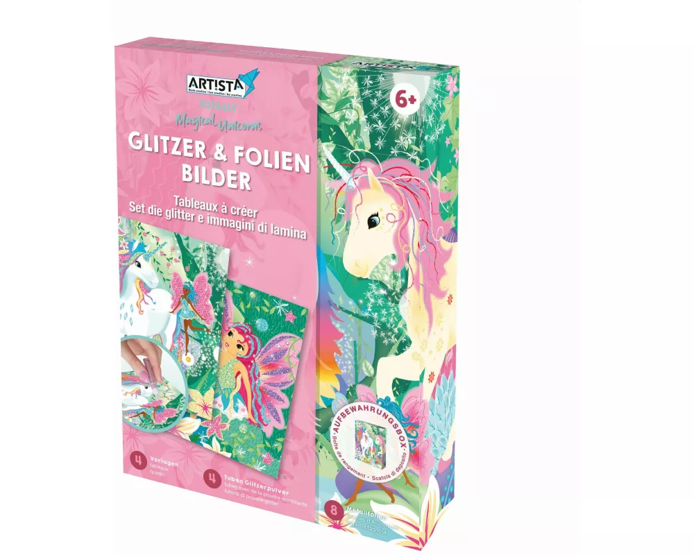 Glitzer & Folien Bilder Einhorn