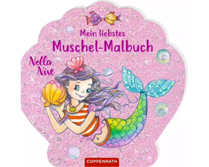 Nella Nixe - Mein liebstes Muschel-Malbuch