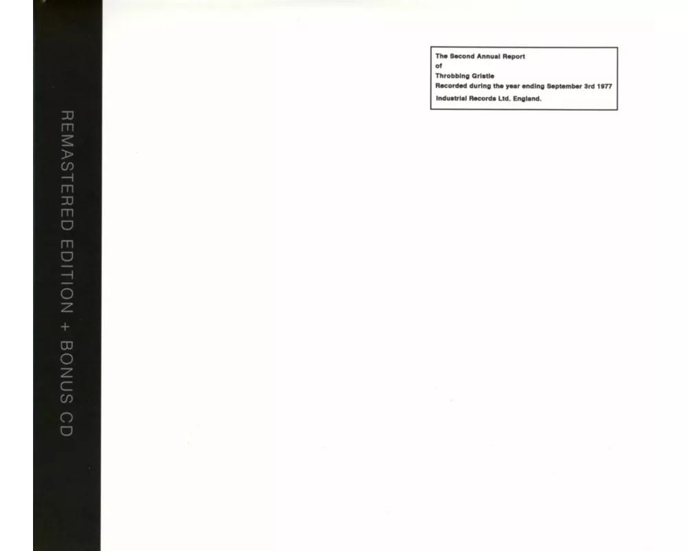 The Second Annual Report Of Throbbing Gristle/2CD