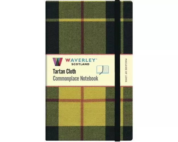 Waverley Notebooks: Macleod of Lewis Tartan Cloth Commonplace Large Notebook