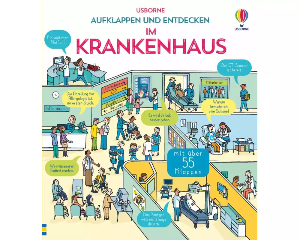 Aufklappen und Entdecken: Im Krankenhaus