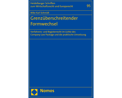 Grenzüberschreitender Formwechsel