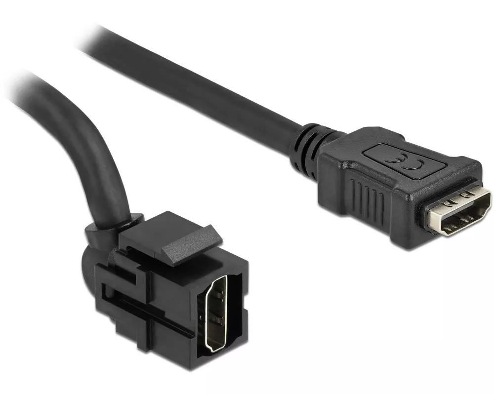 Delock Keystone-Modul HDMI Buchse – HDMI Buchse Schwarz