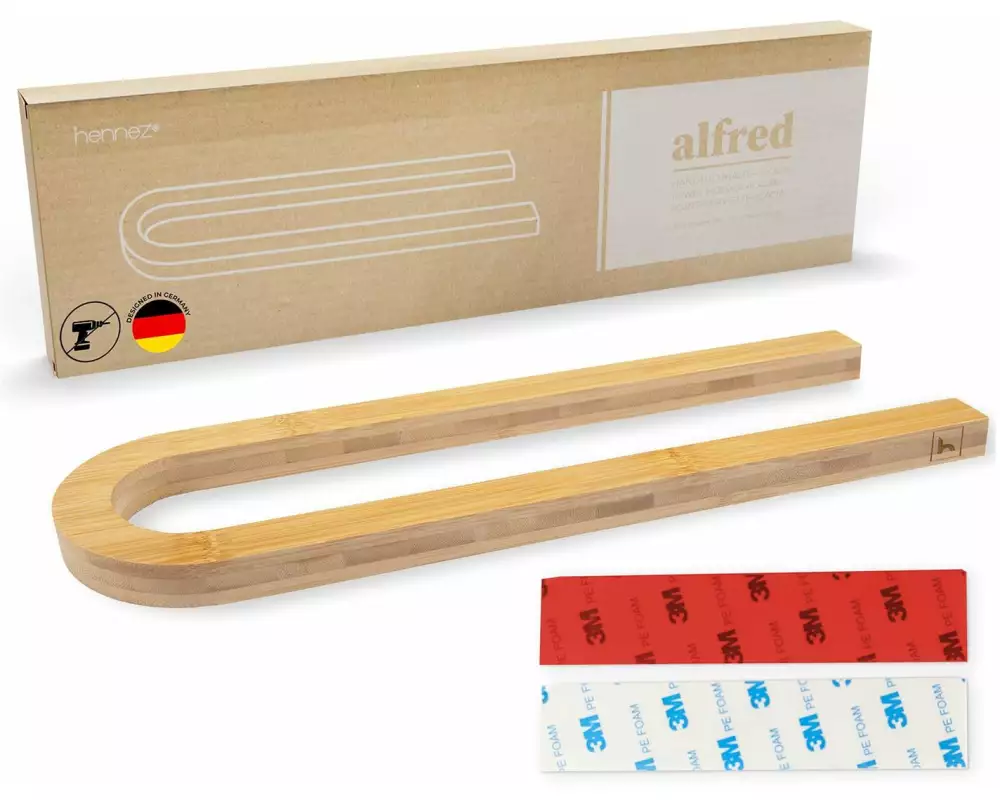 Hennez Handtuchhalter Alfred 35 x 10 cm, Natural