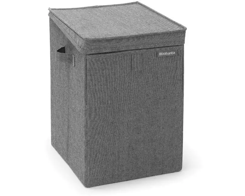 Brabantia Wäschesammler stapelbar, 35 Liter, Schwarz