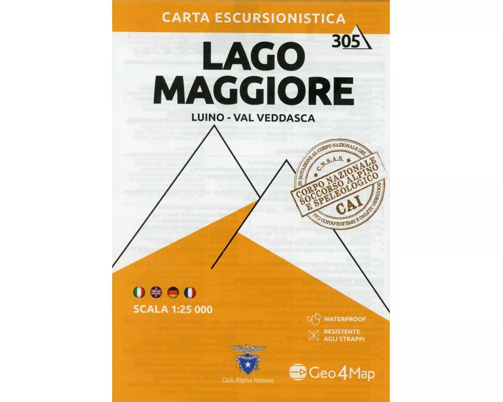 Lago Maggiore 1:25 000