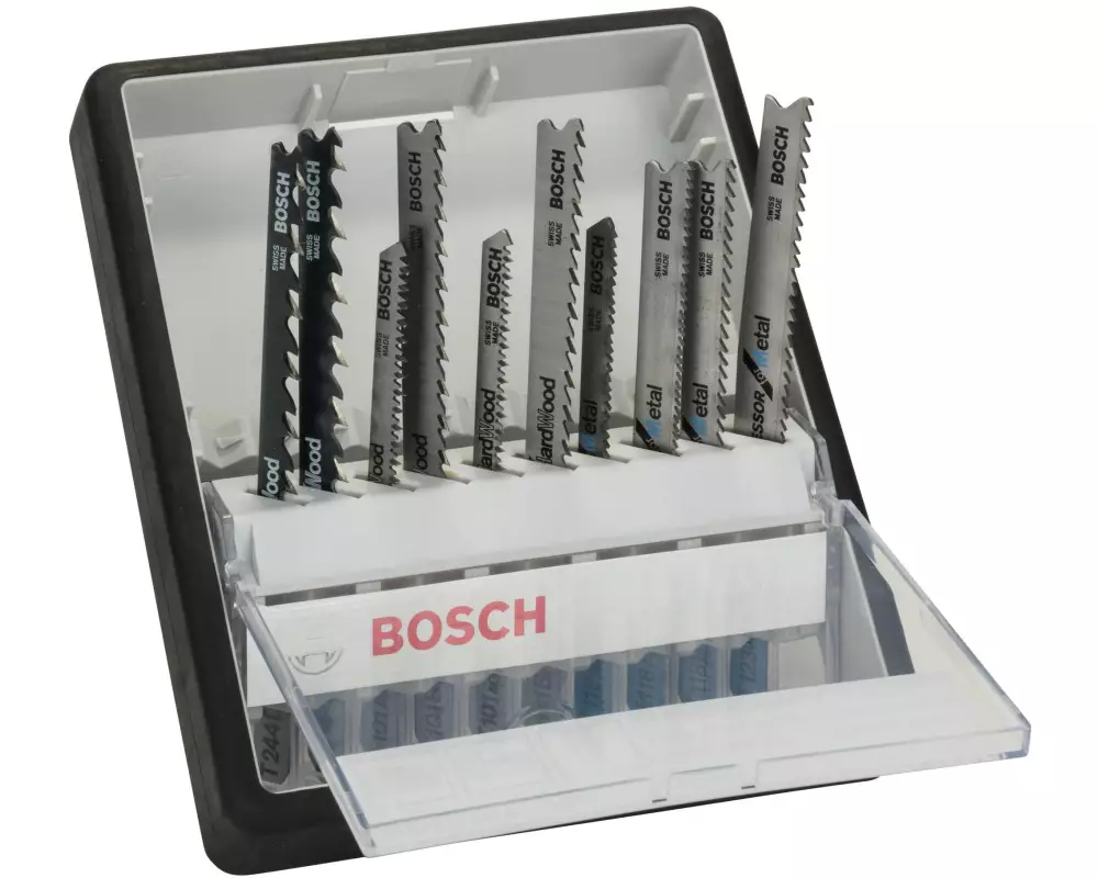 Bosch Professional Stichsägeblätter-Set Wood & Metal, 10-teilig