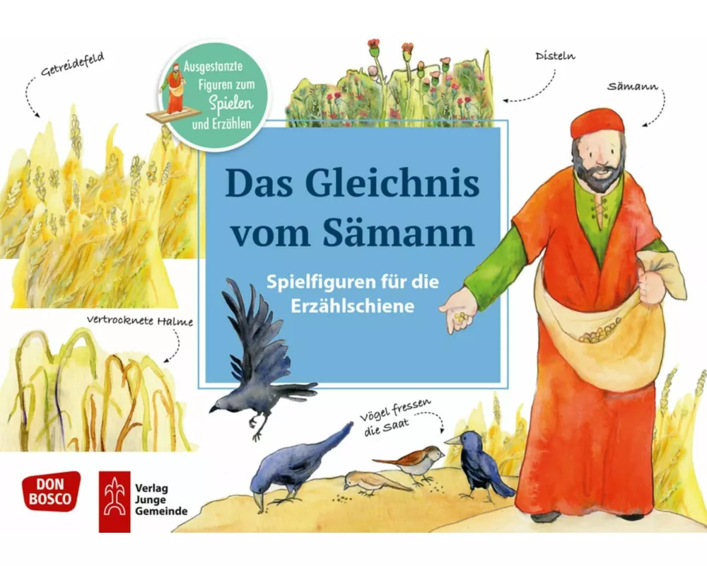 Das Gleichnis vom Sämann. Erzählschienen-Figurenset