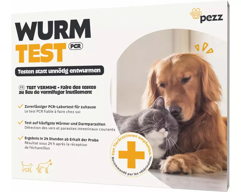 pezz PCR Wurmtest für Hunde und Katzen